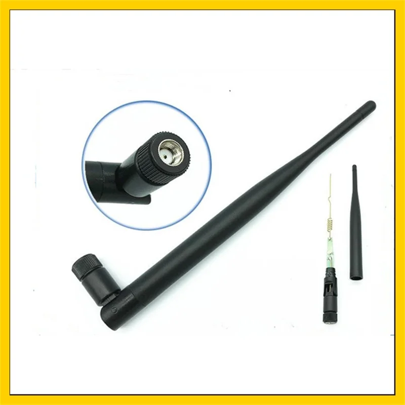 10PCS 2.4G / 5.8G 5dBi dual-band antenna RP-SMA male /SMA male connector booster amplifier WLAN router