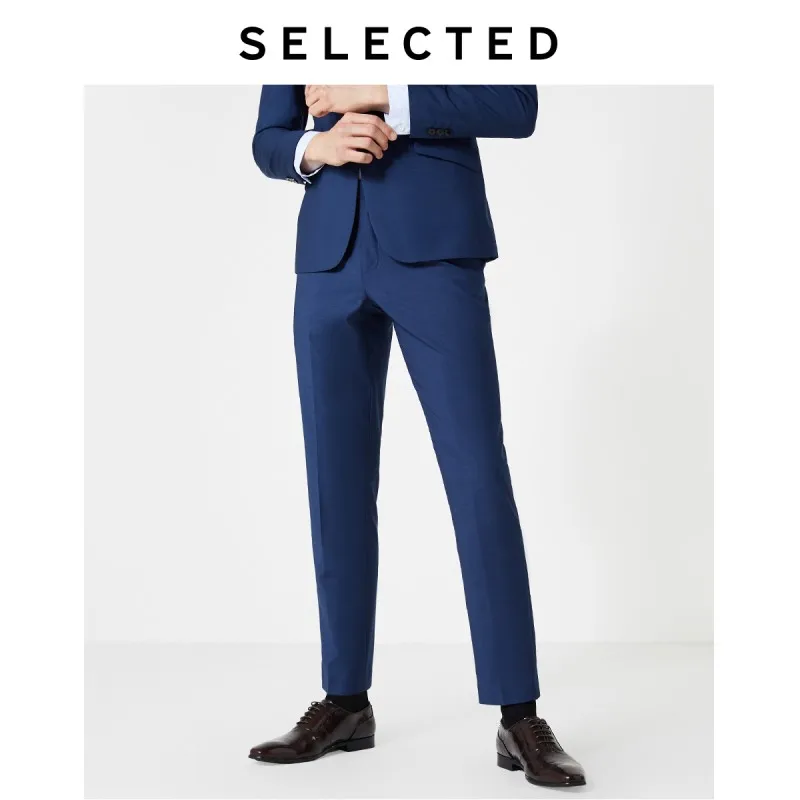 

SELECTED Men's Pure Color Fit Business Suits Pants Suit Pants T|41936A505