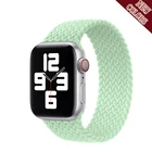 Ремешок Плетеный Соло для Apple Watch Band 44 мм 40 мм 42 мм 38 мм 45 мм 41 мм, строчный браслет для iWatch Series 7 3 4 5 SE 6