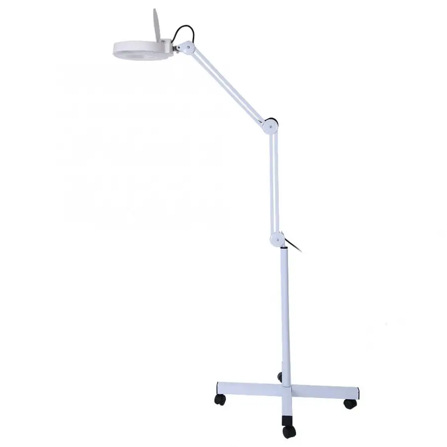 Подставка косметический макияж 5xувеличительный светильник LED лупа напольный