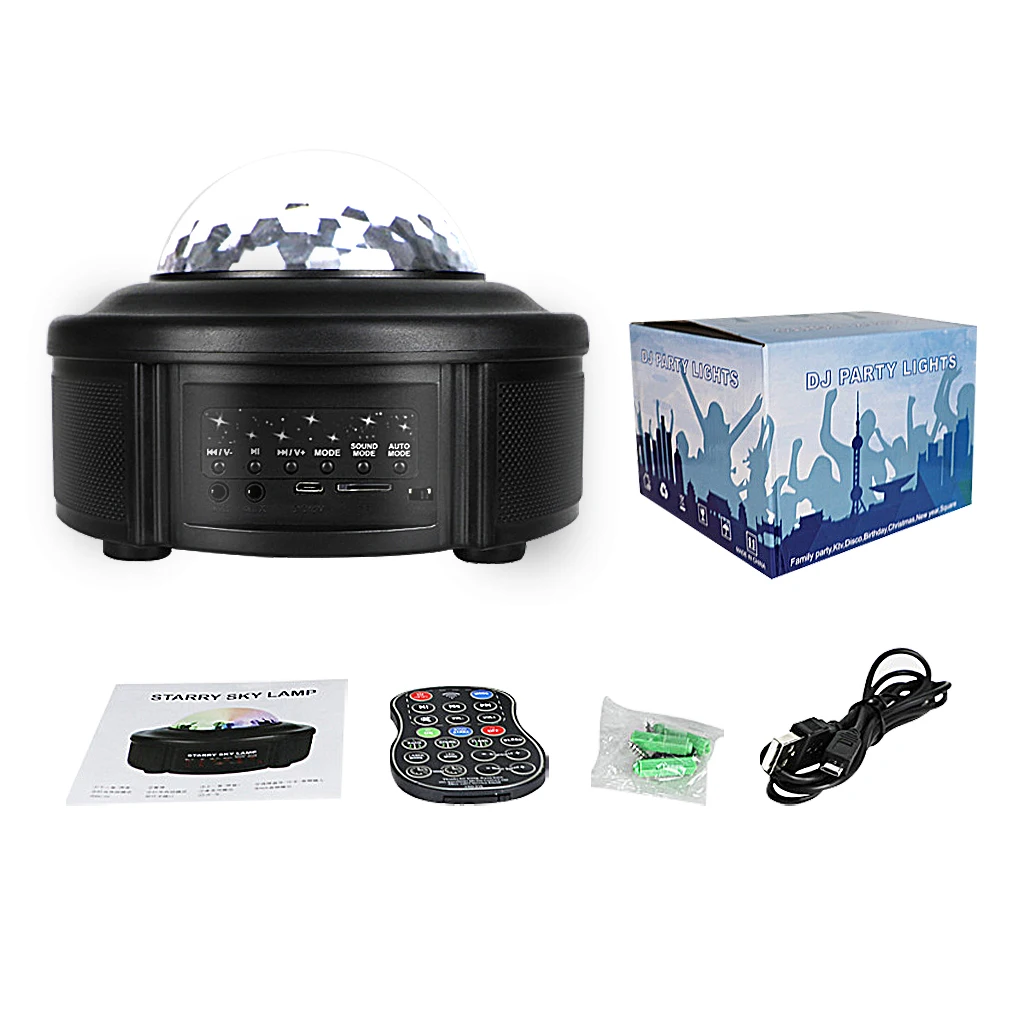 

Projector Light Home Bedroom Star Sky Night Lamp Bluetooth Music Adjustable Starry Projector Light
