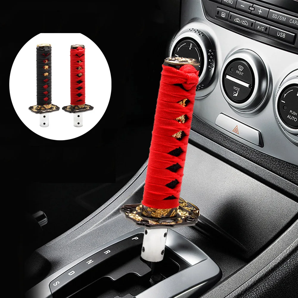 

Universal Gear Shift Knob Shifter Katana Metal Shifter Gear Manual Ransmission Samurai Sword Shift Knob Interior Accessories
