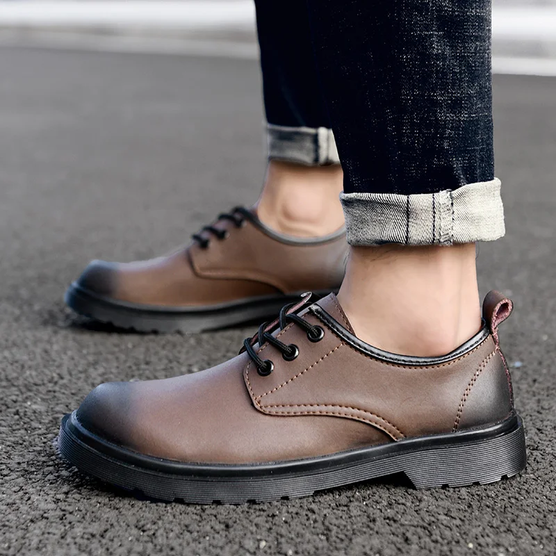 Мужские туфли-оксфорды из натуральной кожи размеры 38-48 | Обувь