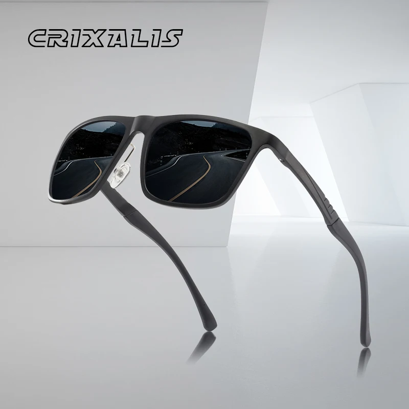 

Мужские солнцезащитные очки с поляризацией, в алюминиево-магниевой оправе