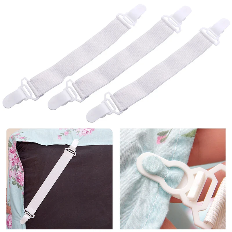 4Pcs/lot Creative And Practical Non-slip Bed Sheet Buckle Blanket Mattress Cover Sofa Bed Tight Fixator Elastic Clip Frame