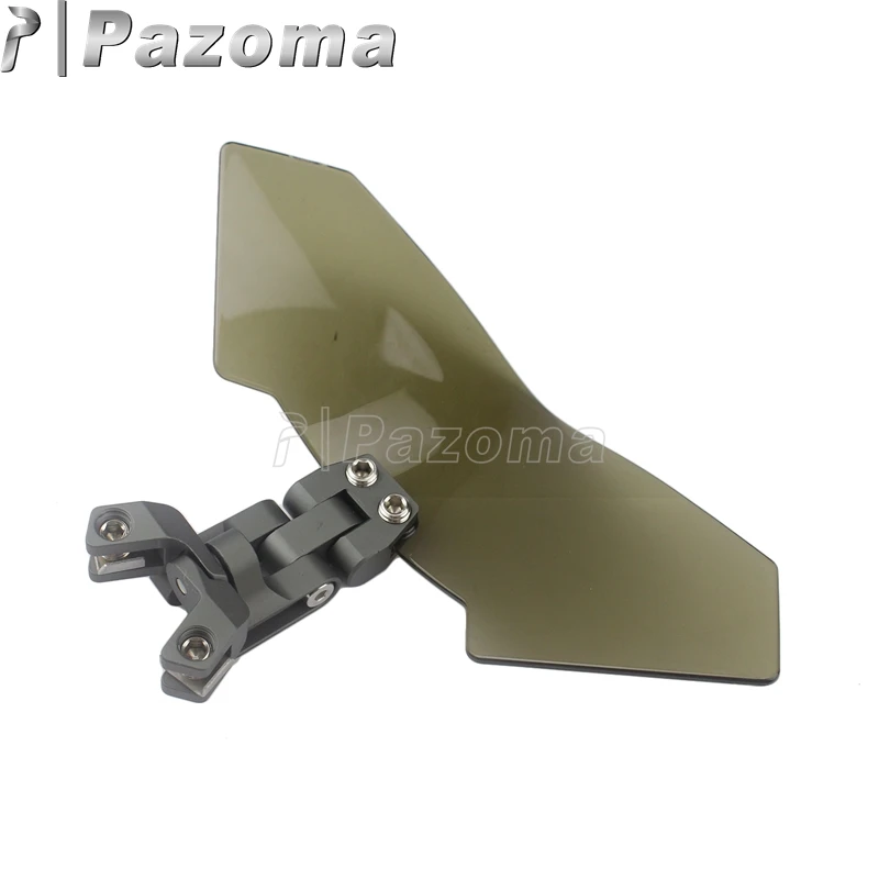 

Adjustable Clip On Motorcycle Windshield Extension Spoiler Heighten Windscreen Air Deflector For Yamaha Ducati Triumph BMW Honda