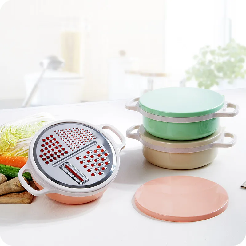 Многофункциональный измельчитель овощей с контейнером для хранения слайсер