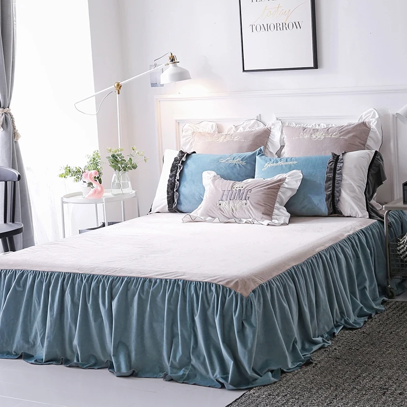 4 шт. фланелевые пододеяльники и юбка | Дом сад