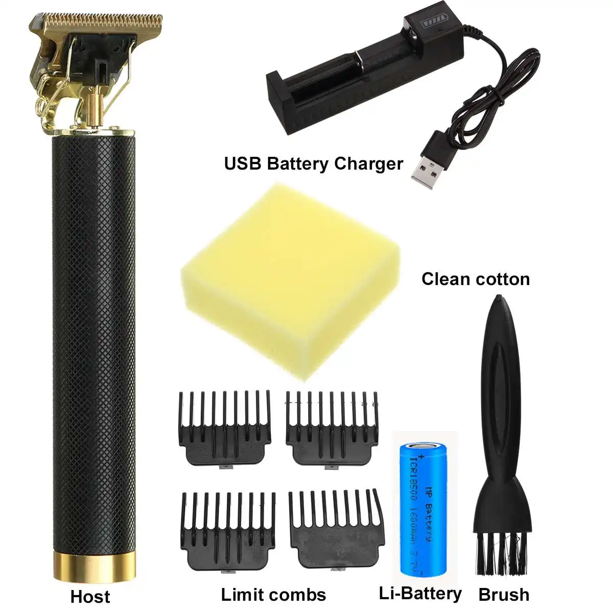 

Electric Hair Clipper Rechargeable Shaver Beard trimmer Professional Hair Trimmer Cordless Men Hair Cutting Machine Beard razor