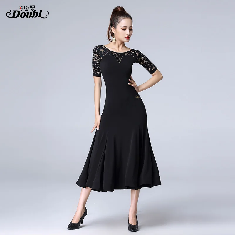 Женская юбка с коротким рукавом для бальных танцев национальным стандартом |