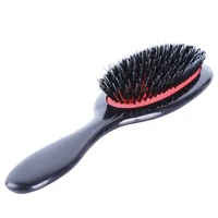 hair comb natural oval boar bristle nylon mini anti static hair scalp massage comb hairbrushbarber hair brush styling tool