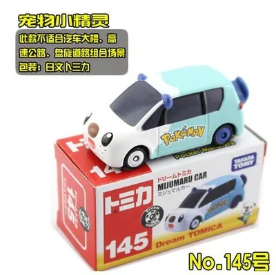 Аниме Покемон Пикачу томика металлическая модель автомобиля Супер Марио герой