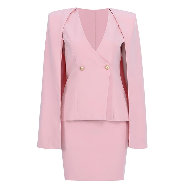 Женский комплект из двух предметов Max Spri элегантный облегающий топа с глубоким