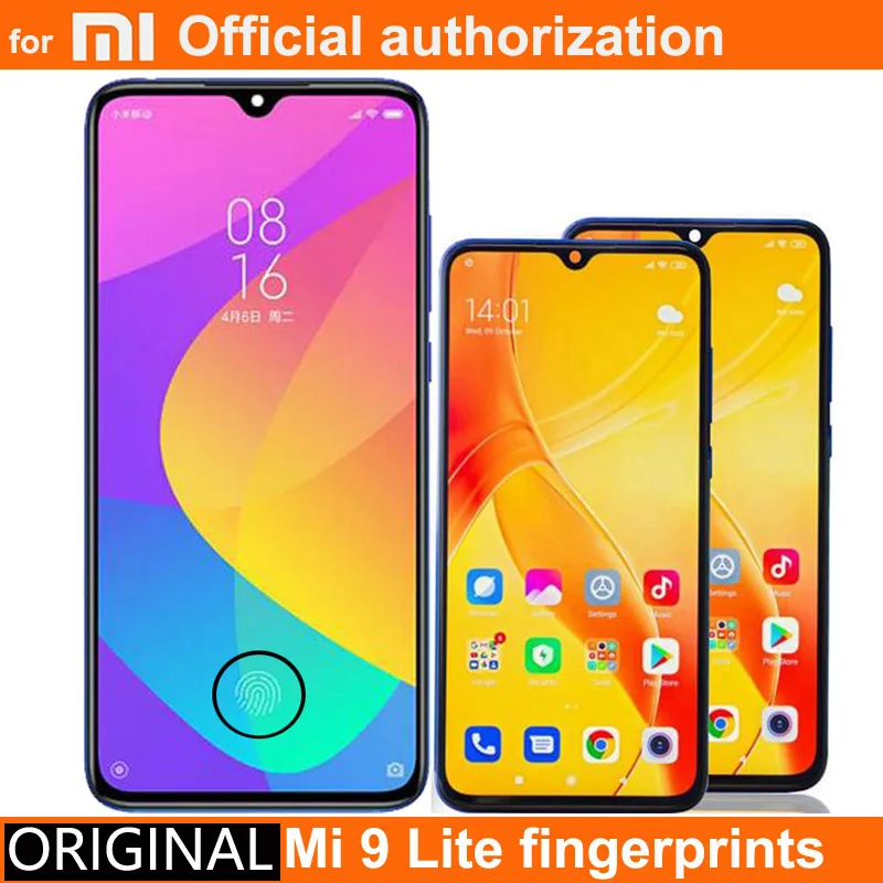 Новый оригинальный сменный ЖК дисплей с отпечатками пальцев для XIAOMI Mi9 LITE MI 9 cc9