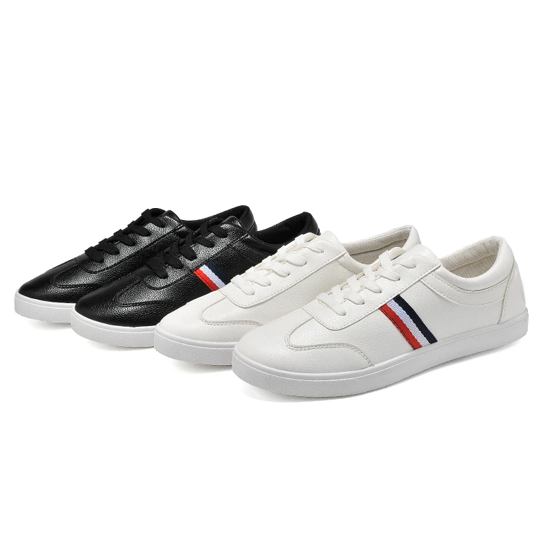 

Модные высококачественные мужские повседневные белые туфли мужские кроссовки Броги из искусственной кожи черные белые туфли ST473