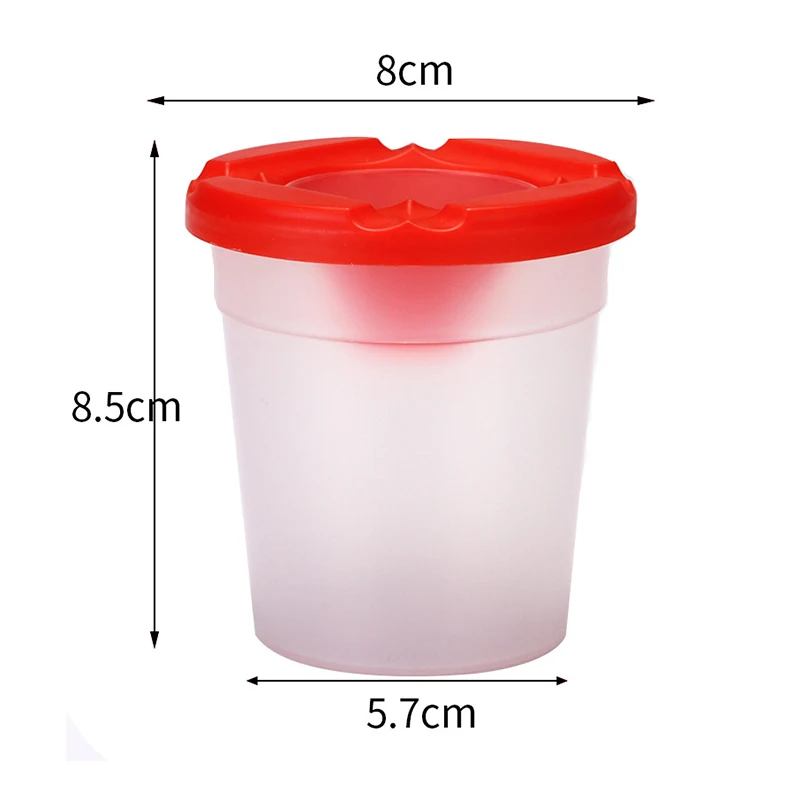 

6Pcs Paint Brush Cleaner Bucket Cleaner Holder Cup Outdoor Painting Tool Pen Barrel Painting Brush Washer for Drawing Pictures