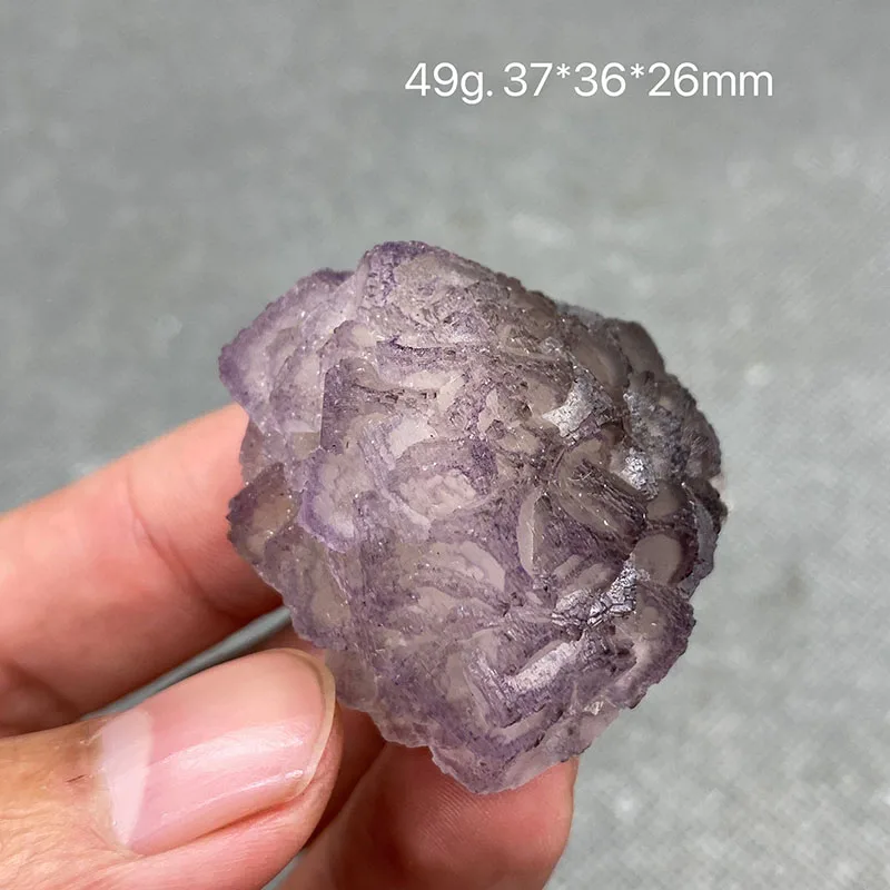 

100% натуральный пурпурный кластер флюорита, минералы, образцы драгоценных камней и кристаллов