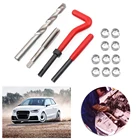 Набор резьбовых вставок KKMOON M3 M4 M7 M9 M11, комплект из 15 шт., резьбовые вставки для восстановления поврежденных резьб