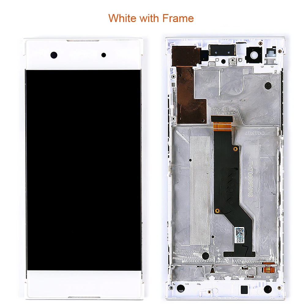 ЖК дисплей с сенсорным экраном и дигитайзером рамкой для Sony XA1 G3121 G3112 G3125 G3116 G3123