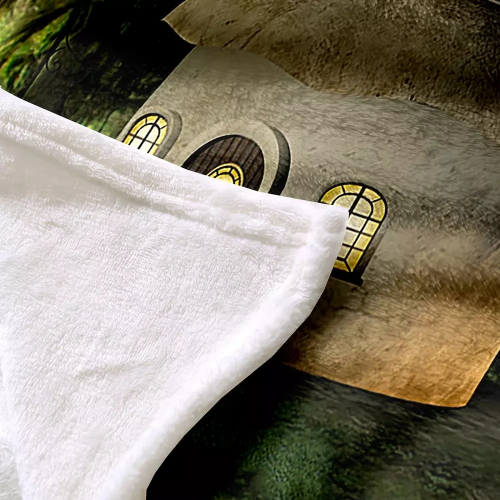 Фиолетовое Лавандовое тонкое бархатное плюшевое художественное одеяло