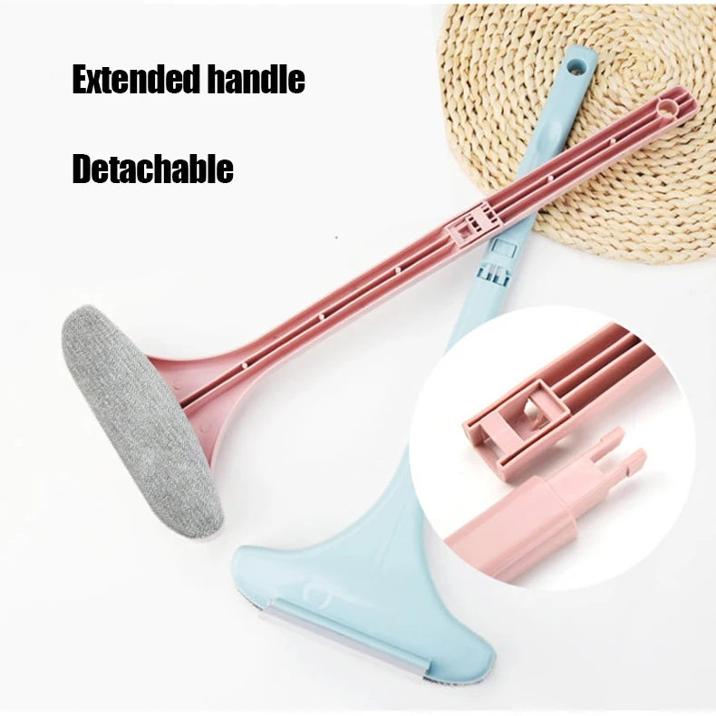 

Устройство для очистки окон со скребком и фланелевой щеткой