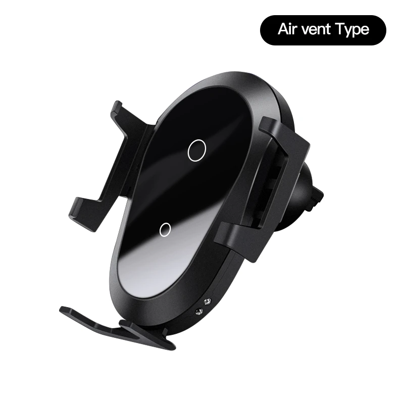 Air vent IONCT 10 Вт Быстрое беспроводное автомобильное зарядное устройство для IPhone 11 XS XR X 8 Qi зарядная подставка гравитационный Автомобильный держатель для телефона для samsung S10 S9 - Тип штекера: Air vent