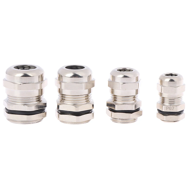 1 шт. покрытие медью из нержавеющей стали водонепроницаемый кабельный сальник с