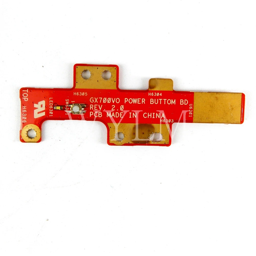 

GX700VO Switch power board REV2.0 for ASUS GX700 GX700V GX700VO Laptop motherboard Switch power board LED Indicator board