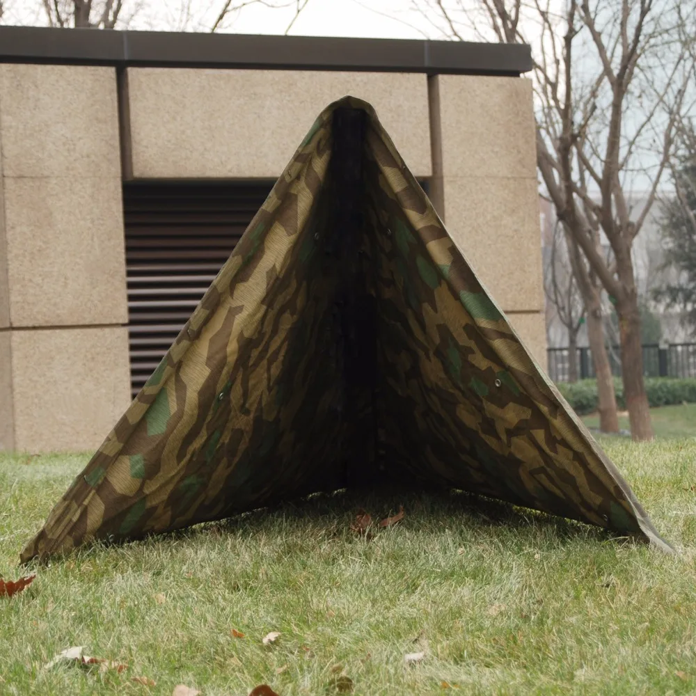 Tomwang201. Вторую мировую войну WW2 немецкая армия SPLINTER CAMO Реверсивный палатка ZELTBAHN