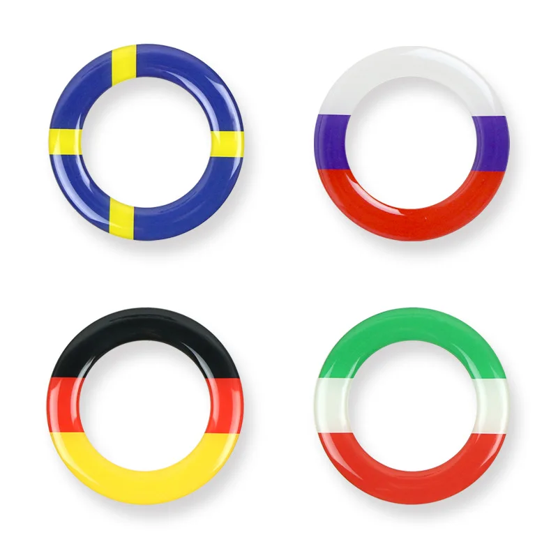 Германия Италия Россия Швеция национальных флагов Автомобильная наклейка с