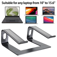 laptop stand aluminium alloy computer riser laptop metal holder detachable computer stand desk ergonomic tablet notebook holder