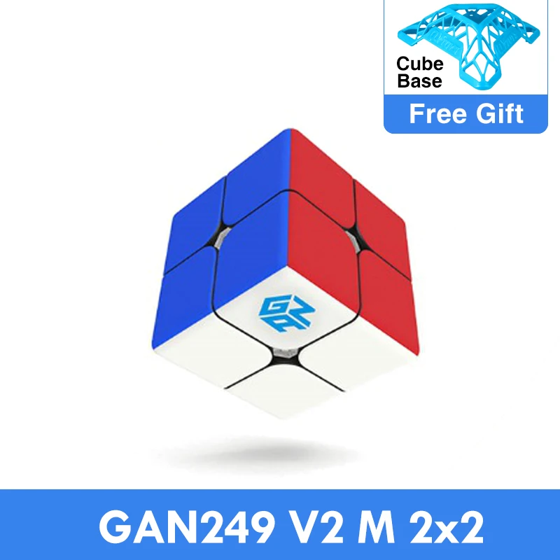 GAN249 V2 M 2x2x2 головоломка куб 2x2 скоростной магический Магнитный профессиональный