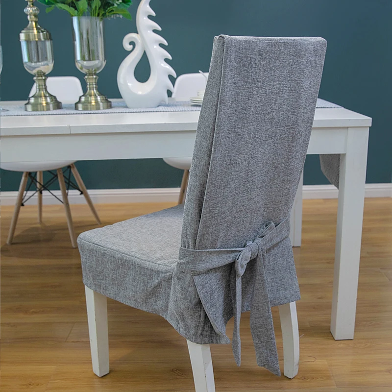 Chair Cover Home One-Piece Chair Cover Plus Hotel Restaurant Stool Cover Fabric Chair Cover