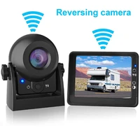 parking camera wide angle easy installation ip68 waterproof 12v 120 degrees wireless angle reverse camera for truck