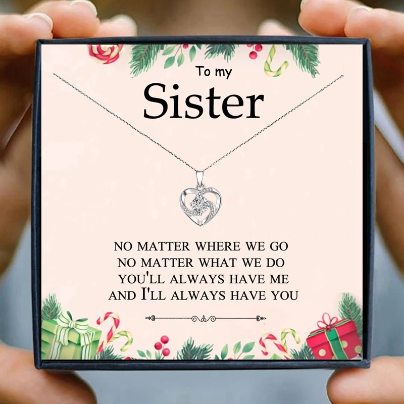 Ожерелье цепочка для женщин ожерелья дружбы сестры женское ожерелье с