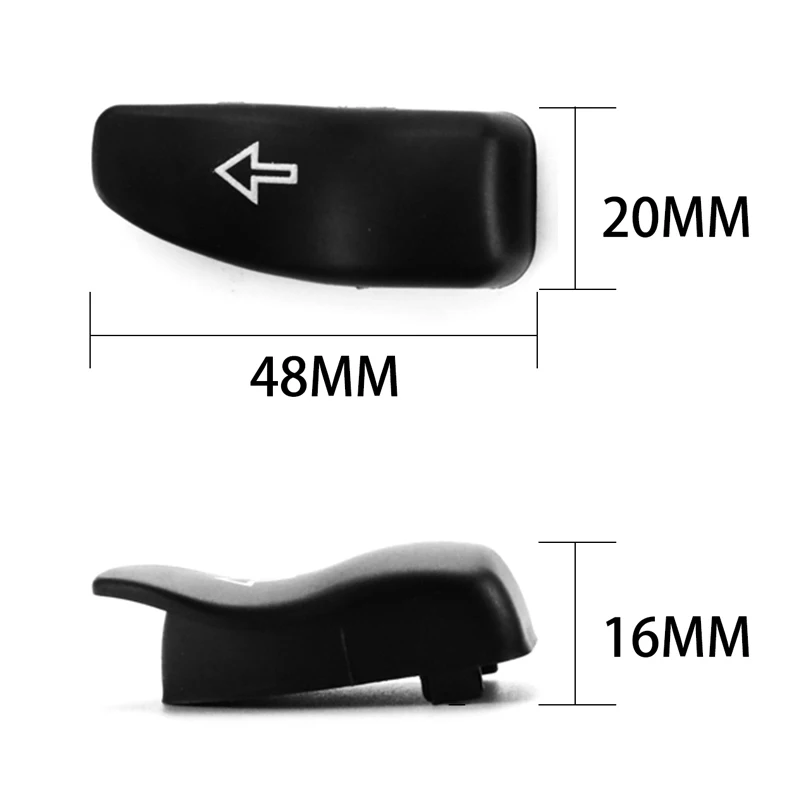 Удлинительные колпачки для мотоцикла черные указателей поворота кнопка