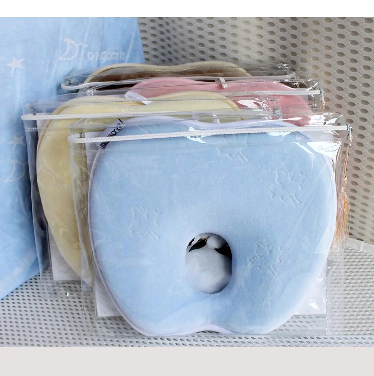 Head Shaping Baby Nursing Pillow Anti Roll Memory Foam cotton Prevent Flat Neck Support Newborn Sleeping Cushion |