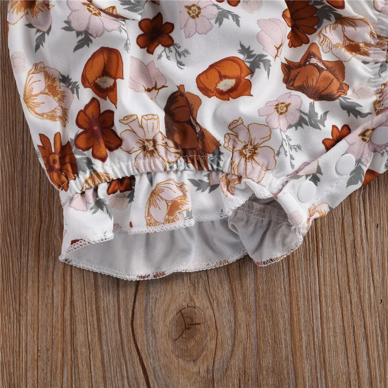 Комбинезон с квадратным вырезом для девочек 0-24 мес. эластичный слитный