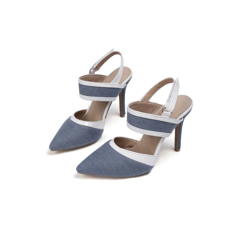 Большие размеры 12 13 14 Босоножки на высоком каблуке Женская обувь летняя в римском