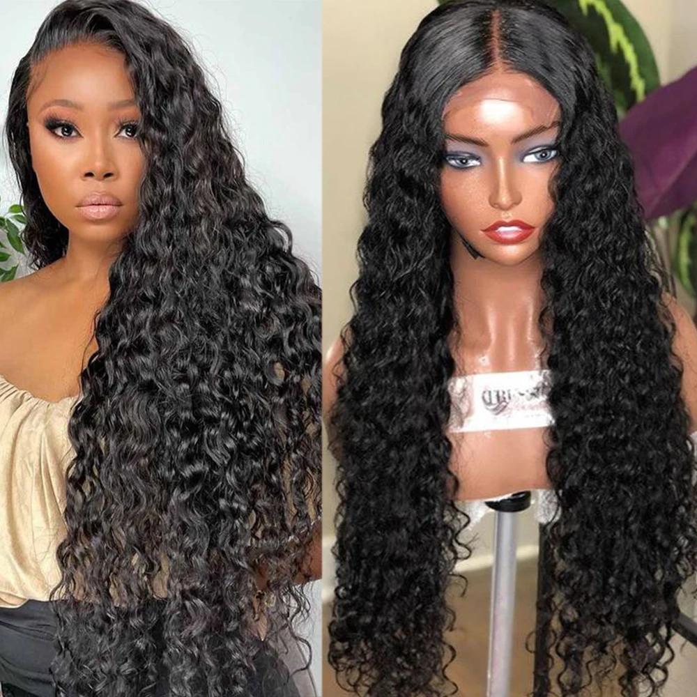 Lace front human hair wigs ali express парик curly lace frontal Women's Malaysian remy natural | Шиньоны и парики