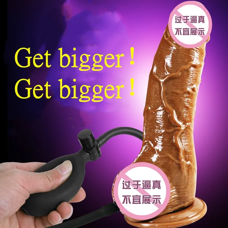 Реалистичный надувной фаллоимитатор с присоской огромный как - Цена: 877.27
