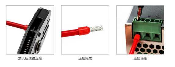 

100pcs/lot E1510 Tubular Wire Cold Pressure Connector Electrical Terminals Cable Crimps Wire Ferrules dropshiping
