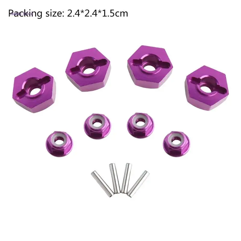 

Metal Made Wheel Hex Drive Hub Adaptor for RC Hobby Cars Upgrade Parts