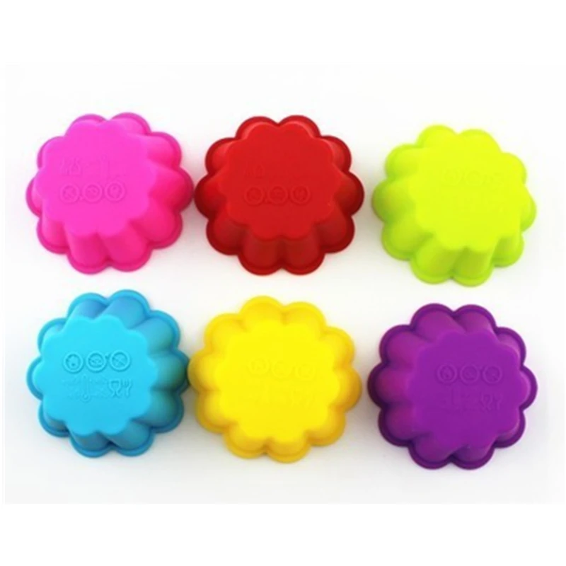 Новое поступление 6 шт. силиконовая форма для маффинов не прилипает термостойкие