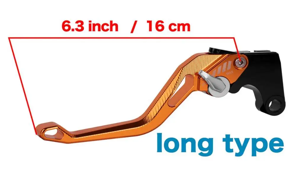 

For KTM Duke RC 125 200 390 690 ENDURO SMC 990 1090 Adventure 1290 RC8 950 5D Long Black Clutch Brake Levers Adjustable CNC