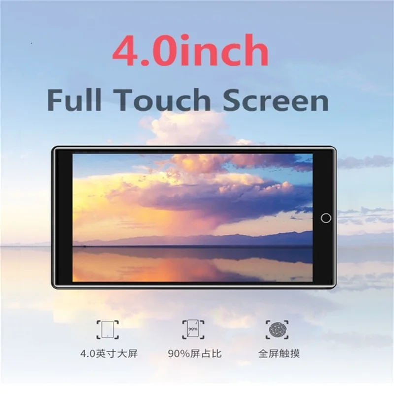 RUIZU H1 Bluetooth 5,0 MP3-плеер 4,0 дюймов полный сенсорный экран Встроенный динамик fm-радио запись электронная книга Музыка Видео плеер