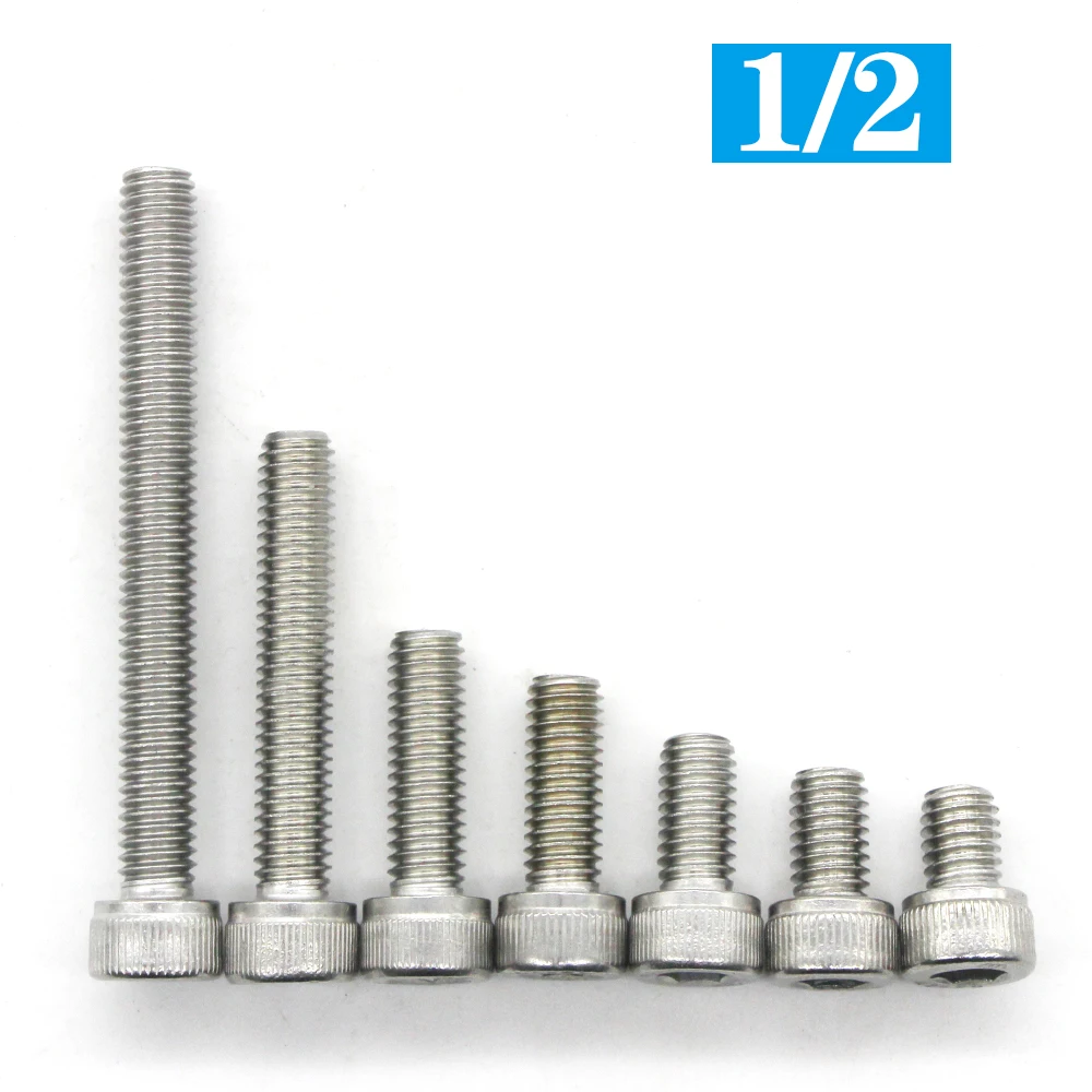 Дюймовый 1/2 из нержавеющей стали шестигранный болт мебель винт
