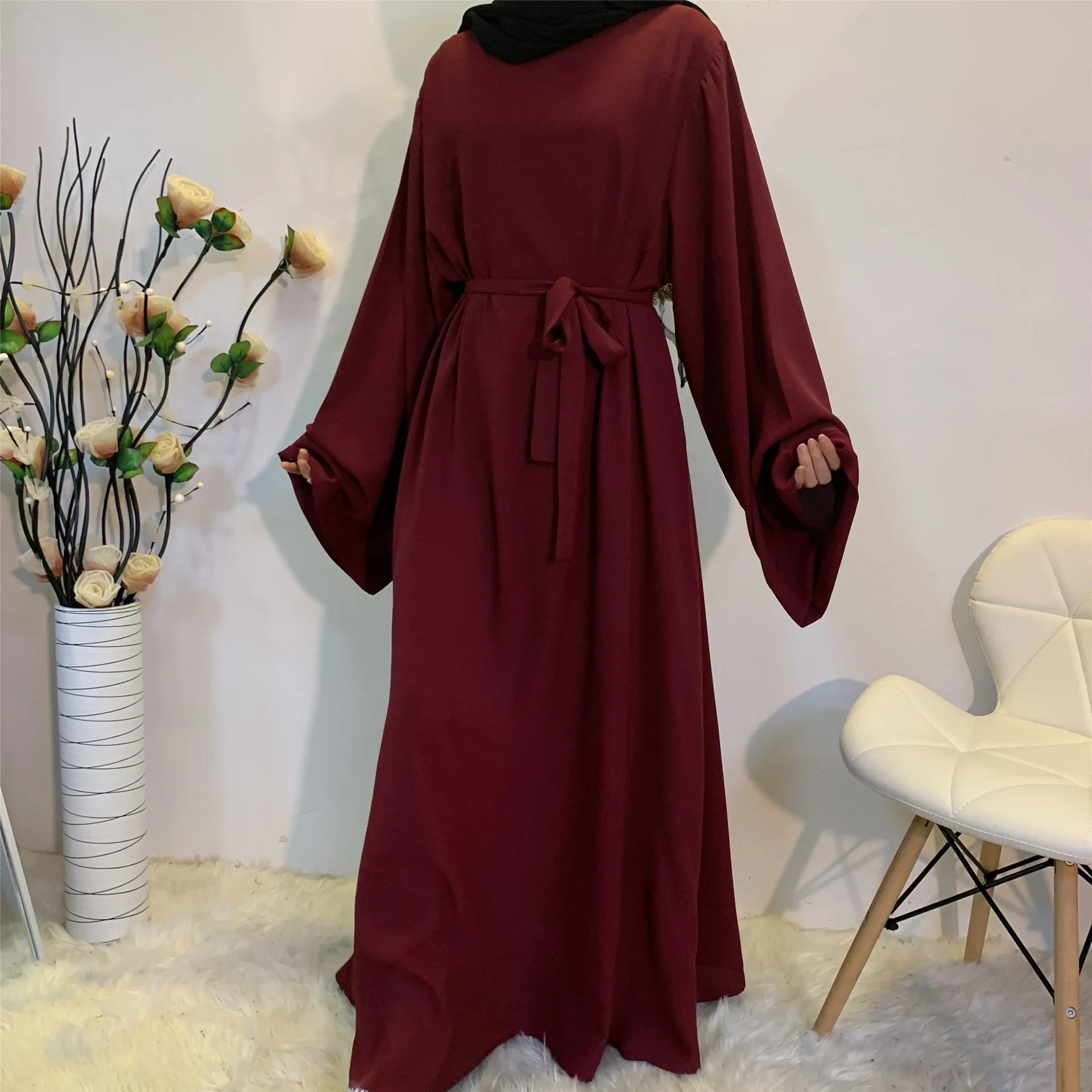 

Muslim Fashion Abayas for Women Dubai Abaya Turkey Maxi Hijab Dress Islam Clothing Kaftan Caftan Marocain Robe Longue Femme