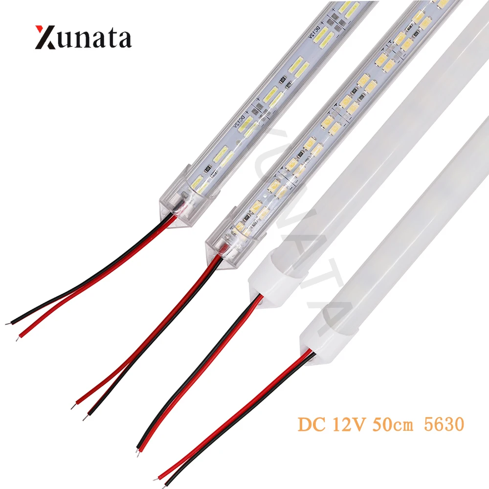 Светодиодный светильник SMD5630 12 в пост. Тока 50 см 72 дюйма светодиодный жесткий
