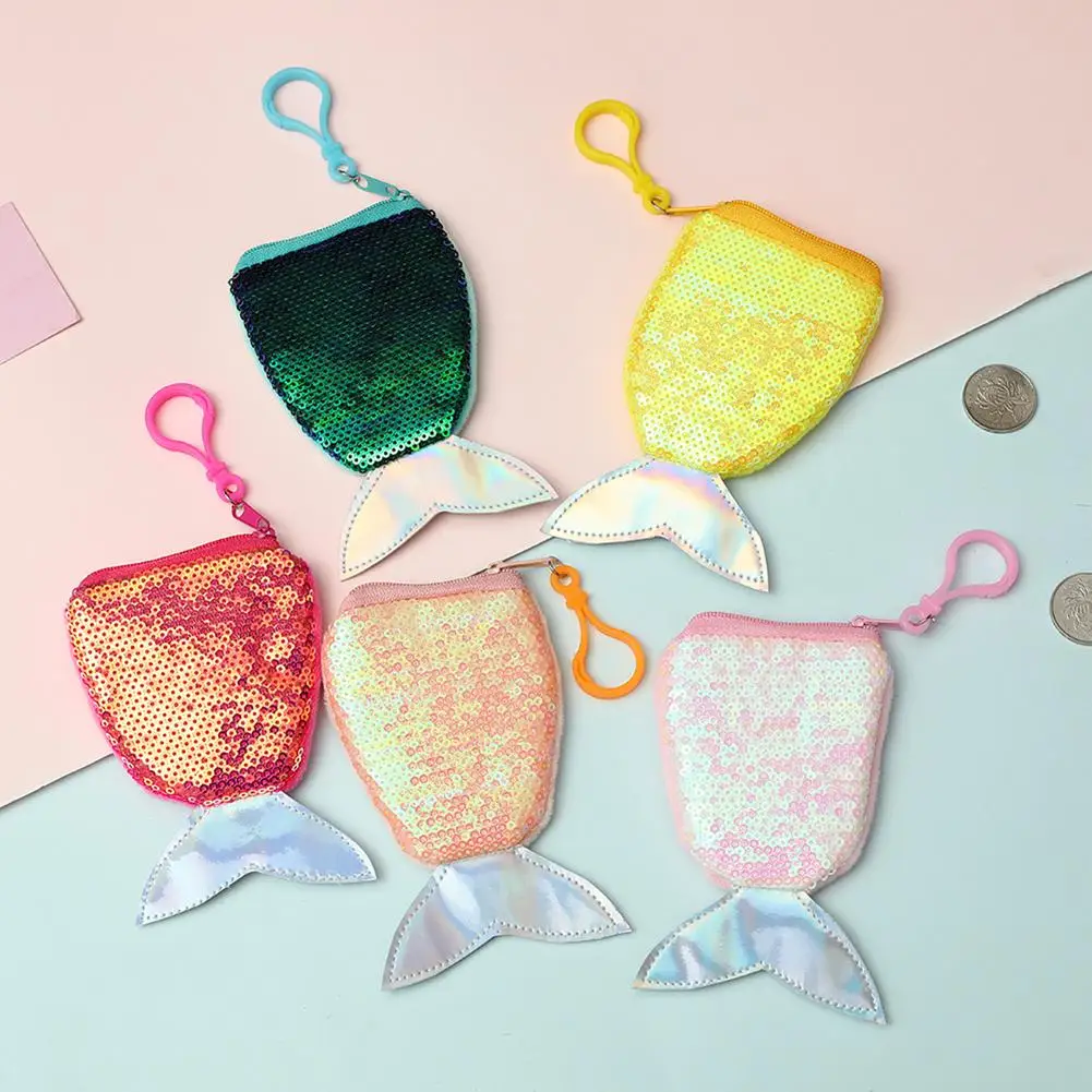 Новый модный кошелек для монет портативный изящный клатч с блестками девочек